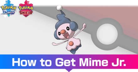 Mime Jr Evolutions Location And Learnset Pokemon Sword And