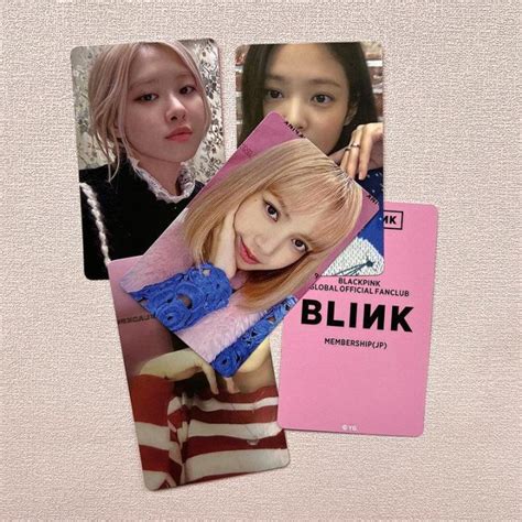 Blackpink Japan Fan Club Photo Cards Weverse Blink Membership Photo