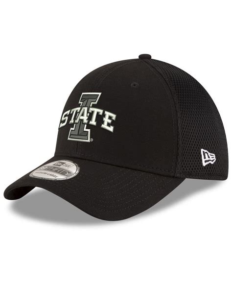 KTZ Iowa State Cyclones Black White Neo 39thirty Cap for Men | Lyst