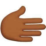 Rightwards Hand Medium Dark Skin Tone Emoji