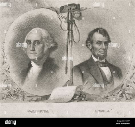 Abraham lincoln george washington hi-res stock photography and images ...