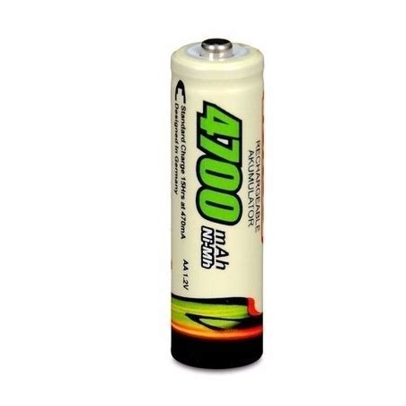 Pilha Recarregável AA 4700 mAh Glacier Loja Nazéca NAZÉCA Uma