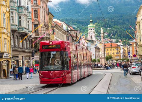 City Train In Innsbruck Editorial Photo Image Of Road 197066846