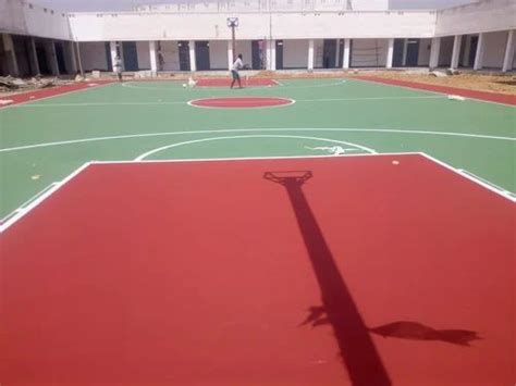 Acrylic Synthetic Basketball Court Flooring For Outdoor Indor 3mm