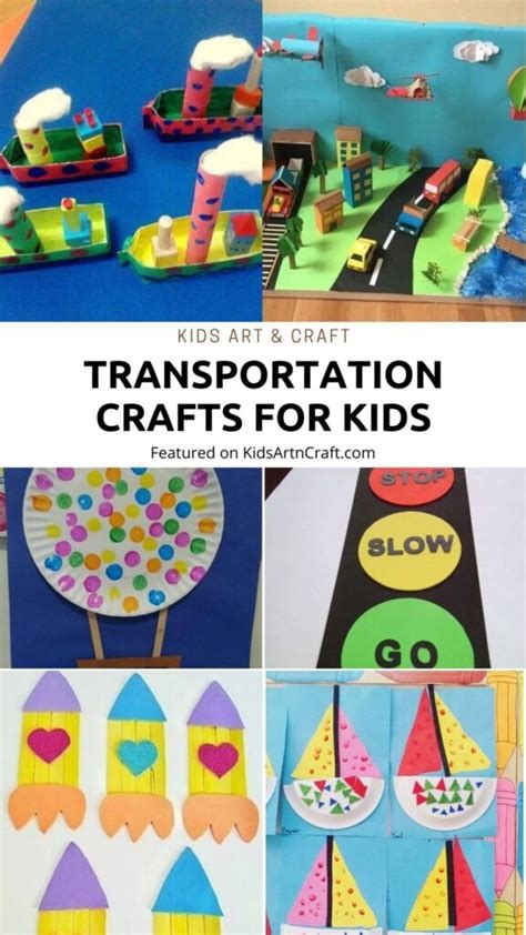 Transportation Crafts For Kids And Preschoolers Kids Art And Craft