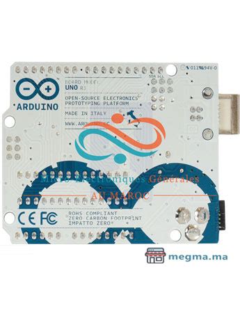 Carte Arduino Uno Cable Usb Megma Maroc