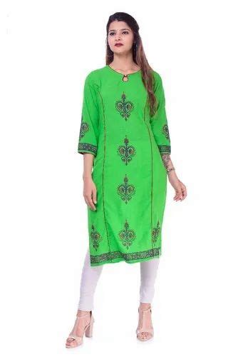 Ethnic Wear Woman Sushil Garments One Piece Printed Pure Cotton Kurti