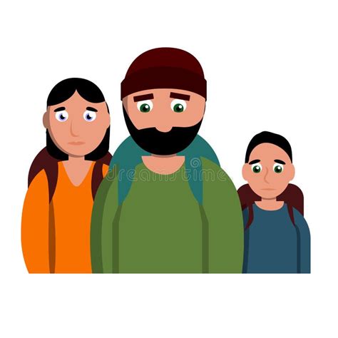 Vector Cartoon Poor Family Stock Illustrations – 649 Vector Cartoon ...