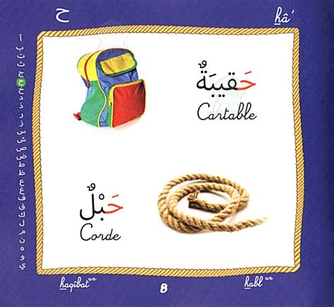 L Imagier De L Alphabet Arabe Fran Ais Collectif Livre