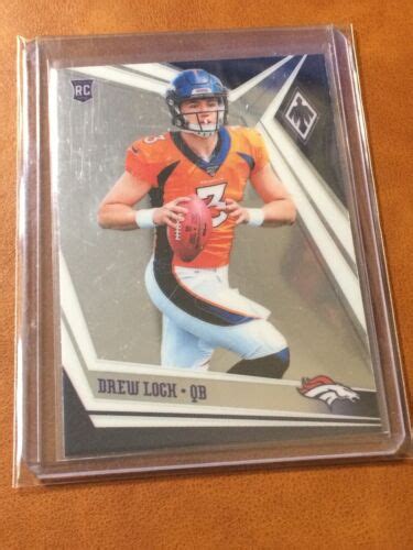 Drew Lock ROOKIE RC 2019 Panini Phoenix 104 Denver Broncos FREE