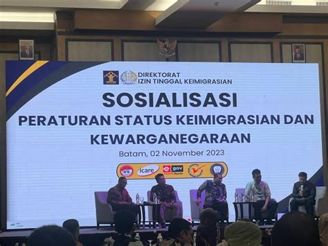 Sosialisasi Peraturan Status Keimigrasian Dan Kewarganegaraan Di Kota