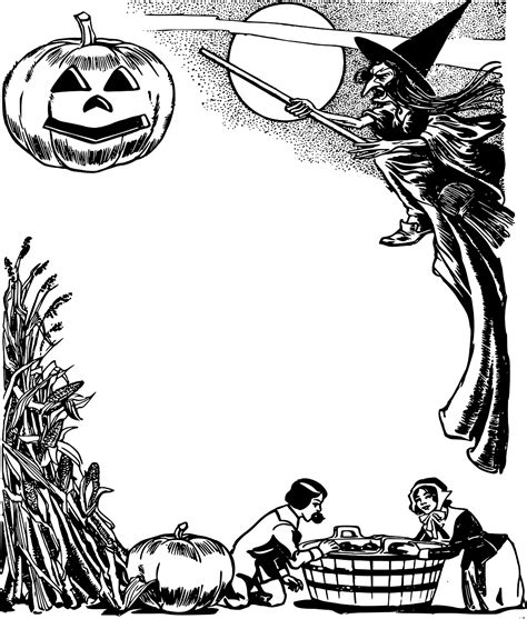 Classical Halloween Frame Transparent Png Stickpng