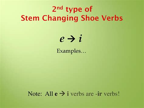 Present Tense Shoe Verbs Ppt Descargar