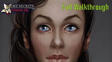 Lets Play Crime Secrets Crimson Lily Full Walkthrough Youtube