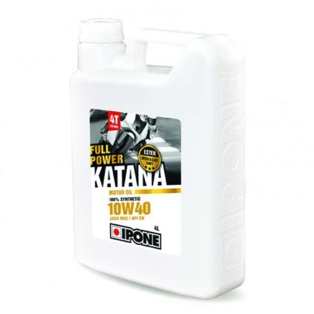 Entretien Huile IPONE Synthése Katana Road 10w40 5 litres