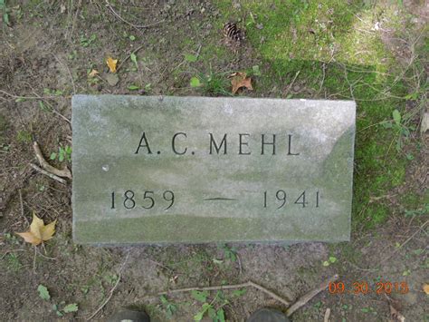 Abraham C Mehl Find A Grave Reminne