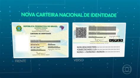 Nova Carteira De Identidade Ter Um Nico N Mero De Identifica O O