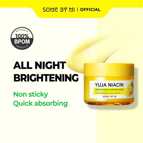 Some By Mi Yuja Niacin 30 Days Miracle Brightening Sleeping Mask 60g