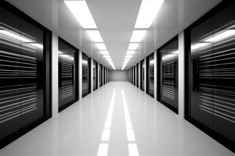 Premium AI Image | Data server room