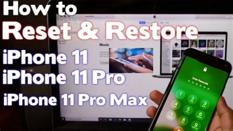 How To Reset And Restore Iphone 11 Iphone 11 Pro Iphone 11 Pro Max Youtube