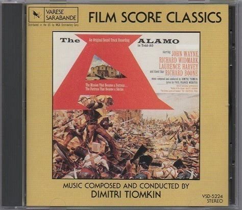 Dimitri Tiomkin ディミトリ ティオムキン The Alamo 映画 アラモ 1960年us西部劇 オリジナル サウンド