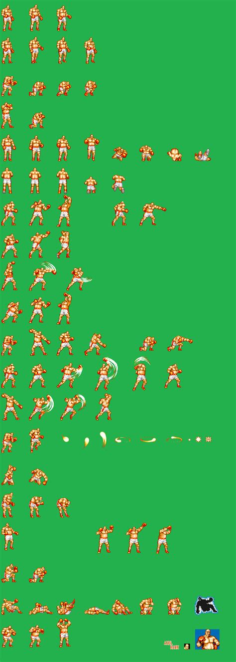 Snes Fatal Fury 2 Axel Hawk The Spriters Resource