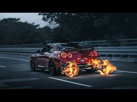 Nissan Gtr R Pops And Bangs Compilation Youtube