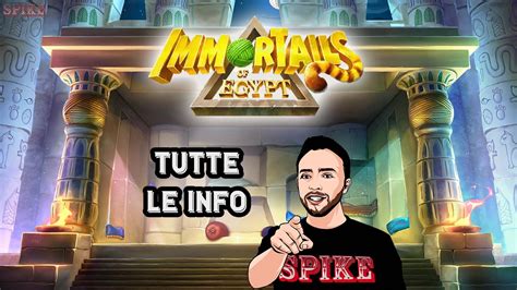 Nuova Release Immortails Of Egypt Di Play N Go