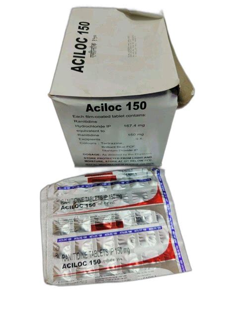 Aciloc 150 Ranitidine Tablets Ip At Rs 215box Ranitidine Tablet In