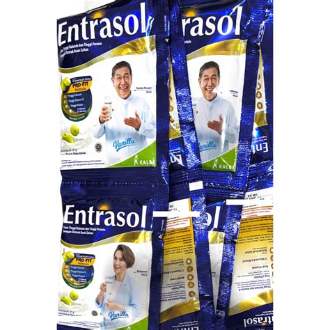 Jual Entrasol Sachet Renceng Isi Sachet X Gr Coklat Vanila