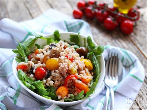 Insalata Di Orzo E Tonno Con I Pomodorini Marianna Pascarella