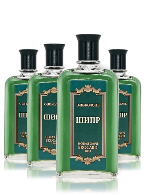 Новая Заря Шипр (набор из четырех флаконов) Одеколон 85 мл (291719253)