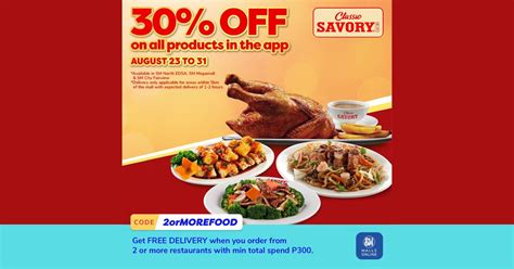 Classic Savory 30 Off Via Sm Malls Online App Manila On Sale