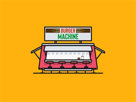 Burger Machine #1 by Sachiko Zorrilla on Dribbble