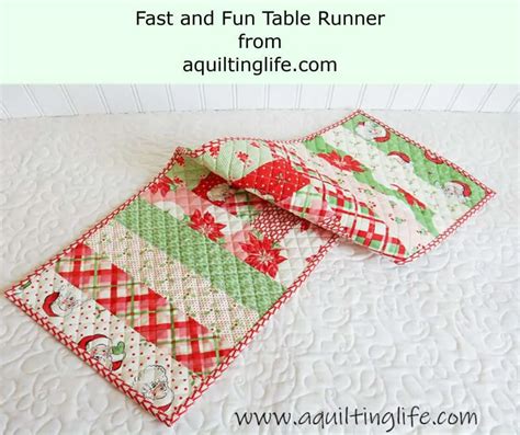 25 Festive Christmas Table Runner Patterns To Dress Up Your Table