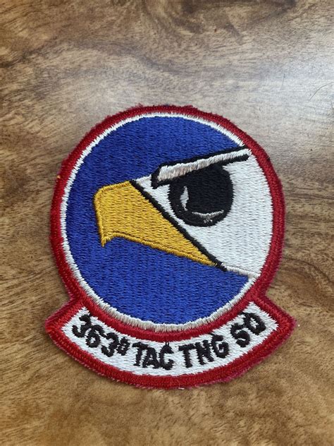 Rare Vtg 70s 363rd Tactical Fighter Training Squadron Patch Afb Usaf