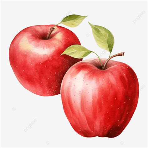 Acuarela Manzana Clip Art PNG Manzana Acuarela Clipart PNG Imagen