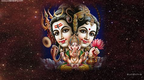 Download Shiva parvati ganesh ji - Hindu god shiva Hd wallpaper or ...