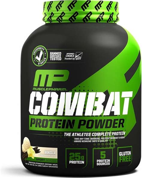 Musclepharm Combat Sport Protein Eiwitshake Eiwitpoeder Vanille