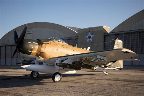 A H Skyraider Now On Display At National Museum Usaf National Museum