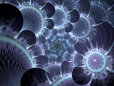 Wallpaper Fractal Structure Glow Glare Abstraction Hd Widescreen