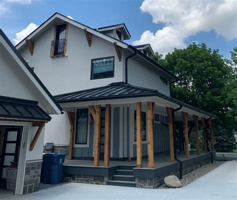 Modern Farmhouse Facelift Topped By Eye Catching Metal Panels