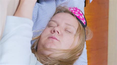 Mature Woman Wakes Up And Falls Asleep Again In Morning Stock Footage Video Of Rest Lifestyle