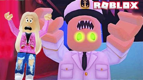 Roblox Entrei Num Navio Assustador Escape Cruise Ship Obby Scary