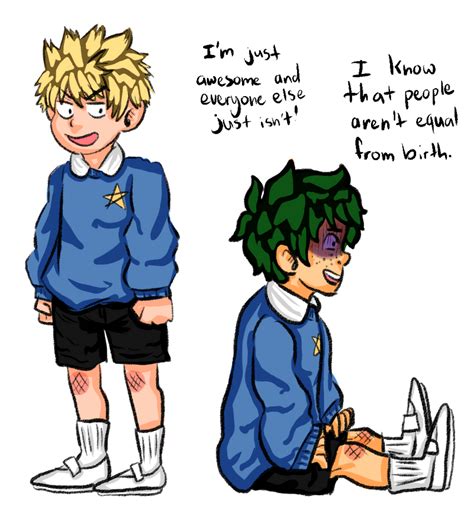 Deku And Kacchan By Katslovesalmon On Deviantart