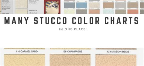 Expo Stucco Color Chart Warehouse Of Ideas