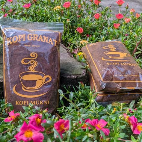 Jual Kopi Hitam Lelet Kopi Granat Robusta Bubuk Kopi Sarang Bubuk