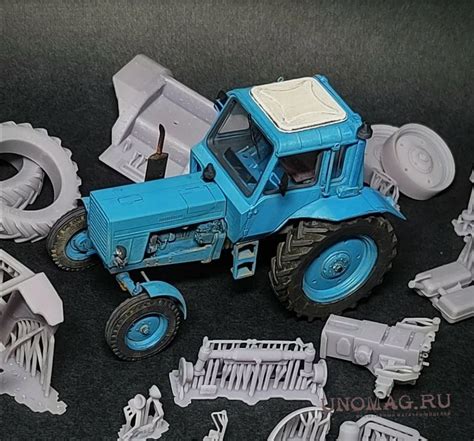 Сборная модель Трактор МТЗ-80 (малая кабина)