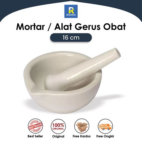 Jual Mortar Cm Alat Penumbuk Penggerus Obat Lumpang Mortir Shopee