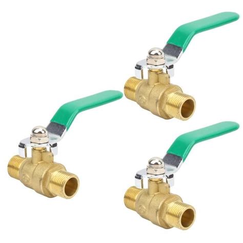 Pcs Valve Bille De Conduite D Eau Filetage M Le Double Po